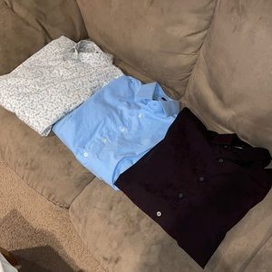 Mens express slim fit dress shirts size small